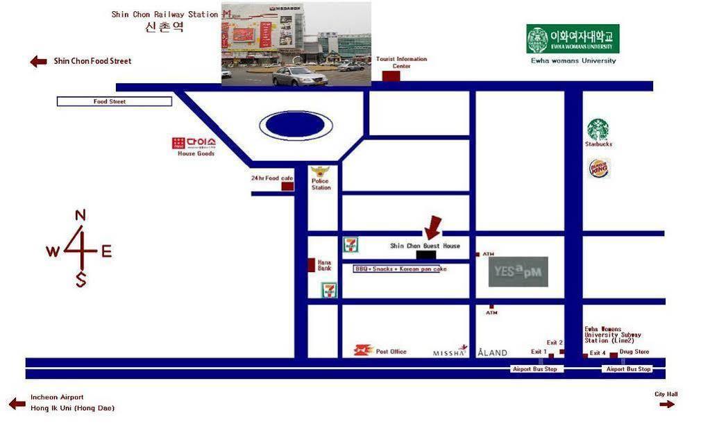 Shinchon Guest House โซล ภายนอก รูปภาพ